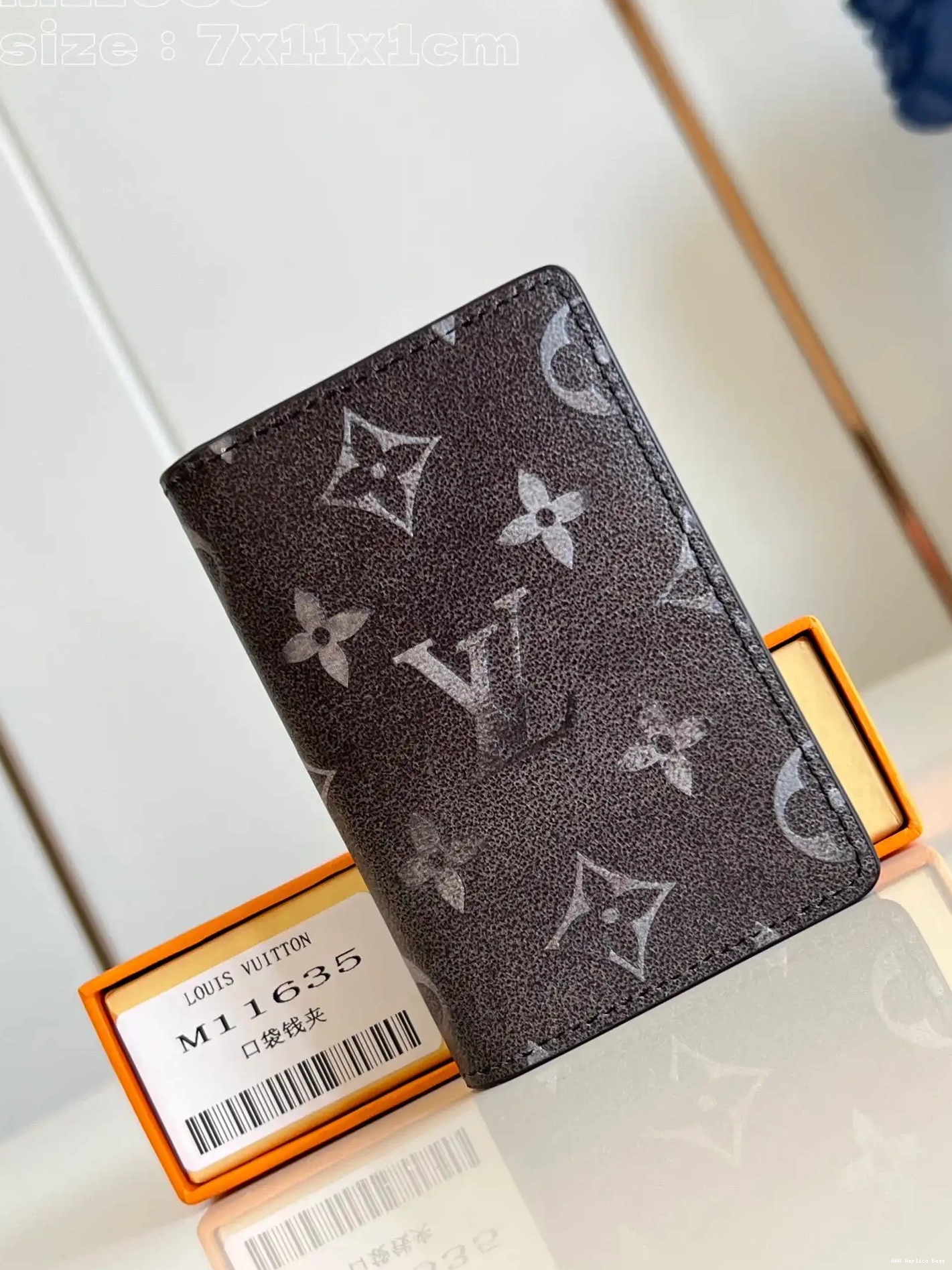 Aaa replica ru VUITTON Pocket Organizer-7.5*11.1*1 cm LOUIS 0623